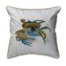 Betsy Drake SN106 12 x 12 in. Fiddler Crab Small Indoor & Outdoor Pillow