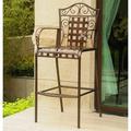 International Caravan Mandalay Outdoor Bar Stools - Set of 2