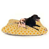 Majestic Pet Links Rectangle Dog Bed Treated Polyester Removable Cover Yellow Extra Large 50 x 42 x 5