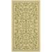 SAFAVIEH Courtyard Nanda Floral Indoor/Outdoor Area Rug 2 x 3 7 Natural/Olive