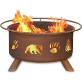 Patina Products F107 Bear & Trees Fire Pit