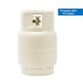 Flame King 20 LB (Pound) Steel Buffer Cylinder With Fill and Vapor Valve