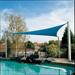 Coolaroo Coolhaven Outdoor Sun Shade Sail 95% UV Block Protection for Garden Patio Backyard 15 x 12 x 9 Triangle Sapphire