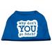 Mirage Pet Products 51-142 XXLBL You Go Fetch Screen Print Shirt Blue XXL - 18