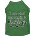 Mirage Pet 51-435 GRMD I Am What My Family is Thankful for Screen Print Dog Shirt Green - Medium
