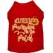 Mirage Pet Cutest Pumpkin in the Patch Screen Print Dog Shirt Red Med