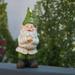 Alpine Corporation Gnome Folding Hands Looking Up Garden Statue