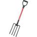 Bully Tools Spading Fork with Fiberglass D-Grip Handle