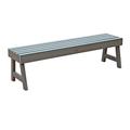 highwoodÂ® Weatherly Poly Lumber Backless Bench