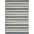 SAFAVIEH Courtyard Caroline Striped Indoor/Outdoor Area Rug 4 x 5 7 Beige/Blue