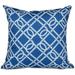 Simply Daisy 16 x 16 Know the Ropes Geometric Print Outdoor Pillow