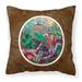 Carolines Treasures 7144PW1414 Bird - Toucan Fabric Decorative Pillow 14Hx14W multicolor