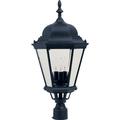 Maxim Westlake Three Light 28-Inch Outdoor Post Light - Black - 1007BK