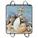 ZKGK Summer Beach with Starfish Sea Shells Dog Car Seat Cover Dog Car Seat Cushion Waterproof Hammock Seat Protector Cargo Mat for Cars SUVs and Trucks 54x60 inches