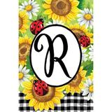 Custom Decor Garden Flag - Sunflower Ladybug R