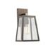 CHLOE Lighting LEODEGRANCE Transitional 1 Light Rubbed Bronze Outdoor Wall Sconce 14 Height