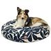 Majestic Pet | Plantation Round Pet Bed For Dogs Removable Cover Navy Blue Medium