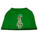 Mirage Pet 51-178 SMEG Lazy Elf Screen Print Pet Shirt Emerald Green - Small - Size 10