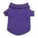 POLO DOG SHIRT Preppy Button Down Cotton Shirts for Dogs 5 Colors To Choose From(xSmall - 10 Ultra Violet)