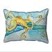 Betsy Drake SN547 11 x 14 in. Gold Octopus Small Indoor & Outdoor Pillow