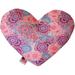 Mirage Pet 1132-TYHT6 6 in. Pink Bohemian Heart Dog Toy