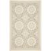 SAFAVIEH Courtyard Abel Geometric Mosaic Indoor/Outdoor Area Rug Beige/Dark Beige 5 3 x 7 6