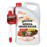 SpectracideÂ® Weed & Grass Killer Non-Selective Herbicide with AccuShotÂ® Sprayer Kills Weeds and Grasses Down to the Root 1.33 Gallon