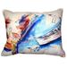 Betsy Drake NC663 16 x 20 in. Rowboat & Birds No Cord Pillow