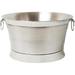 BirdRock Home Double Wall Round Beverage Tub - Stainless Steel