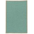 IM03R024X096S Point Prim - Teal 2 x8 Rug 100% Polypropylene - Runner (Rectangle).