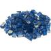 Dagan TG-DIABLUE 0.25 in. Reflective Fire Glass Dark Blue