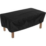 KoverRoos 79917 Weathermax Ottoman-Small Table Cover Black - 25 L x 32 W x 20 H in.