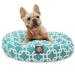 Majestic Pet | Links Round Pet Bed For Dogs Removable Cover Teal Small