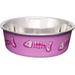 Loving Pets Bella Bowls Designer Fish Pink Cat Dish