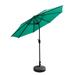 Westin Outdoor 9 Ft Patio Umbrellas with Bronze Plastic Base Included Dark Green