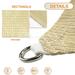 Sunshades Depot 10 x 21 Sun Shade Sail Rectangle Permeable Canopy Beige Custom Size Available Commercial Standard