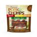 Premium Pork Chomps Rawhide-Free Pork Skin Twists Assorted Flavors 12 Count