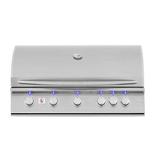 Summerset Sizzler Pro 40-Inch 5-Burner Built-In Propane Gas Grill With Rear Infrared Burner - SIZPRO40-LP