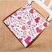 GCKG Lovely Hearts HAPPY VALENTINES DAY Chair Pad Seat Cushion Chair Cushion Floor Cushion with Breathable Memory Inner Cushion and Ties Two Sides Printing 16x16inch