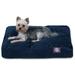 Majestic Pet | Villa Velvet Rectangle Pet Bed For Dogs Removable Cover Navy Large