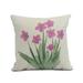 Simply Daisy 16 x 16 Pretty Little Flower Outdoor Pillow Pink