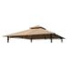 International Caravan Mesa 9 ft. 2-Tiered Vented Outdoor Gazebo Canopy Replacement Top