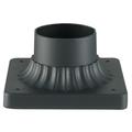 Trans Globe Lighting 100 Outdoor Square Pier Base - Black