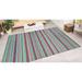 Couristan Cape Brockton Indoor / Outdoor Area Rug Purple-Multicolor 7 10 x 10 9