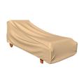 Budge XLarge Beige Patio Outdoor Chaise Cover Sedona