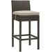 Modway Conduit Outdoor Patio Wicker Rattan Bar Stool Multiple Colors