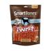 SmartBones Smart Twist Sticks with Peanut Butter 50 Count Rawhide-Free Chews for Dogs