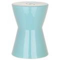 Safavieh Liana Hourglass Indoor/Outdoor Garden Patio Stool Light Blue