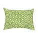 Simply Daisy 14 x 20 Square Pop Green Decorative Abstract Outdoor Throw Pillow