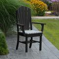 A & L Furniture Poly Adirondack Back 5 Piece Round Patio Dining Set